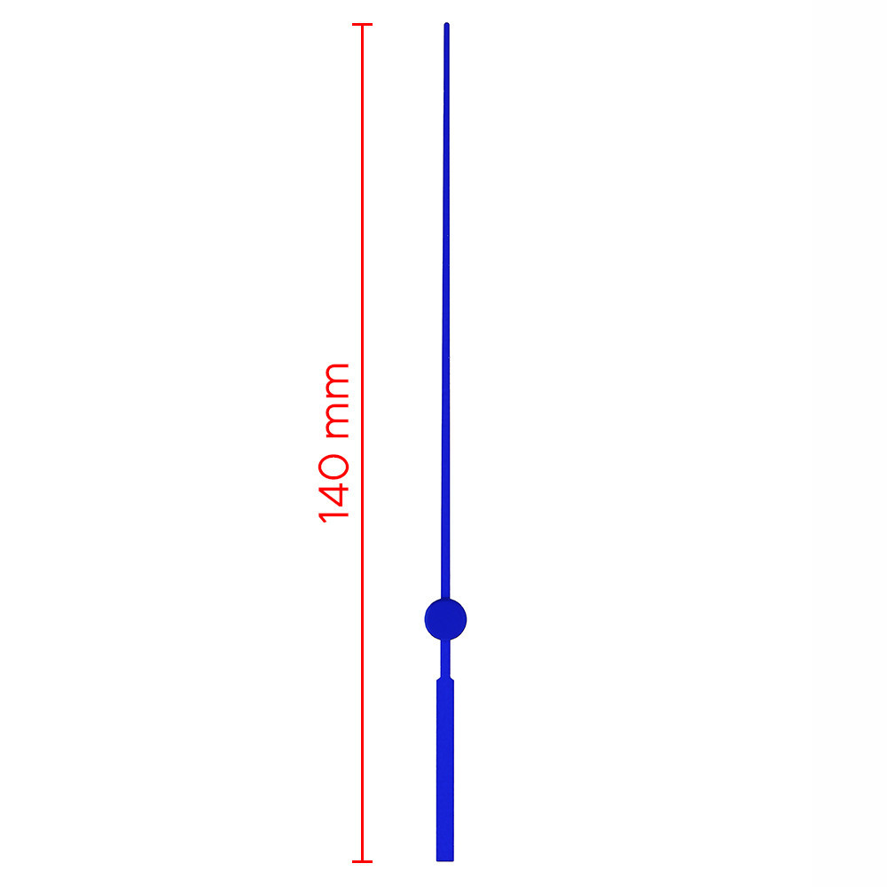 Másodperc mutató 120 mm - kék