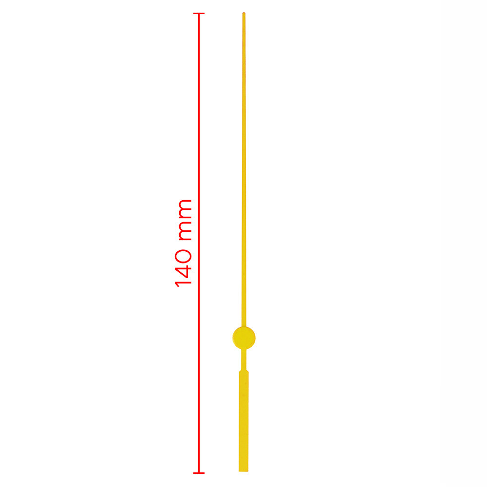 Sekundová ručička 120 mm - žlutá