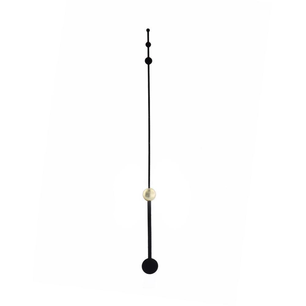 Sekundová ručička 132 mm - čierna