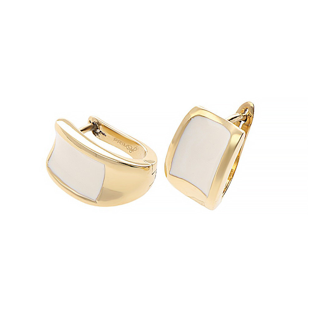 Stainless steel earrings 7250 - gold colour