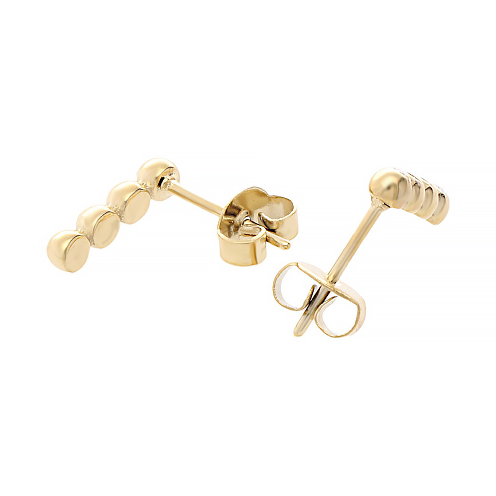 Stainless steel earrings 70012.B - gold colour