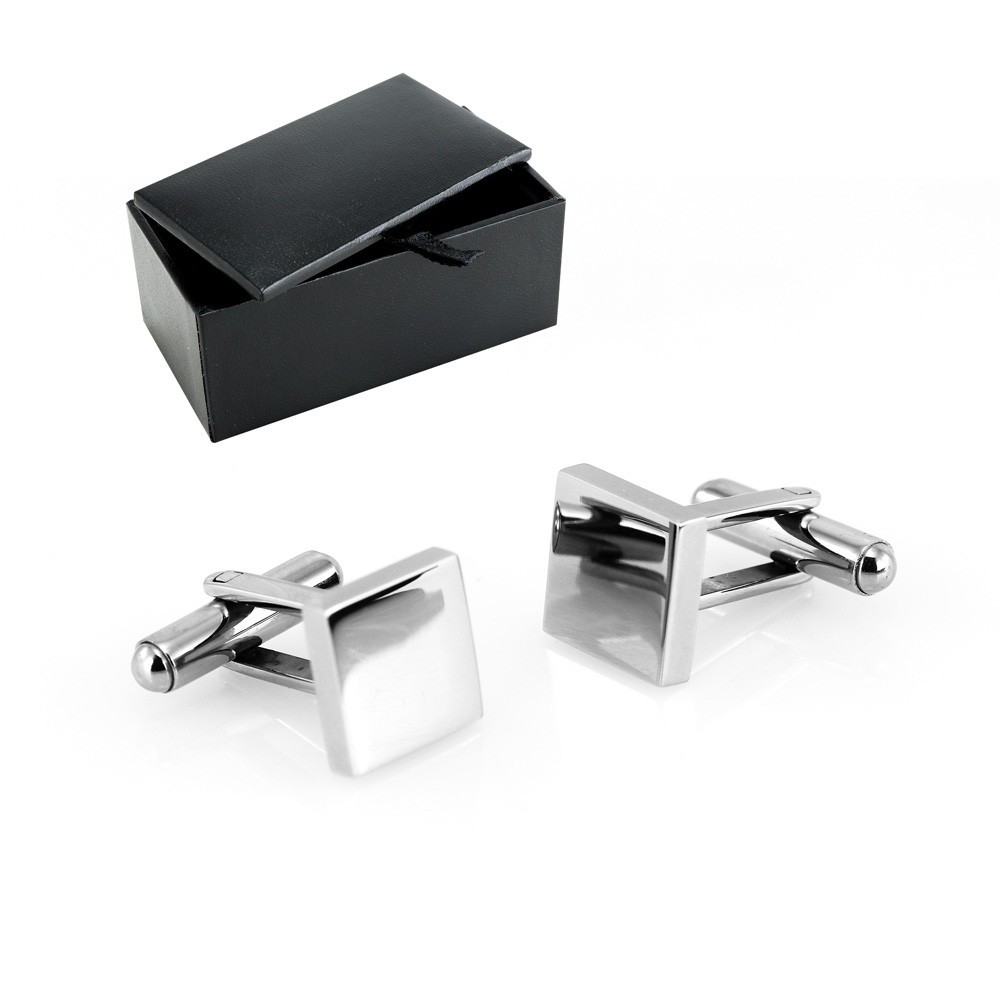 Manschettenknöpfe Bob – silber