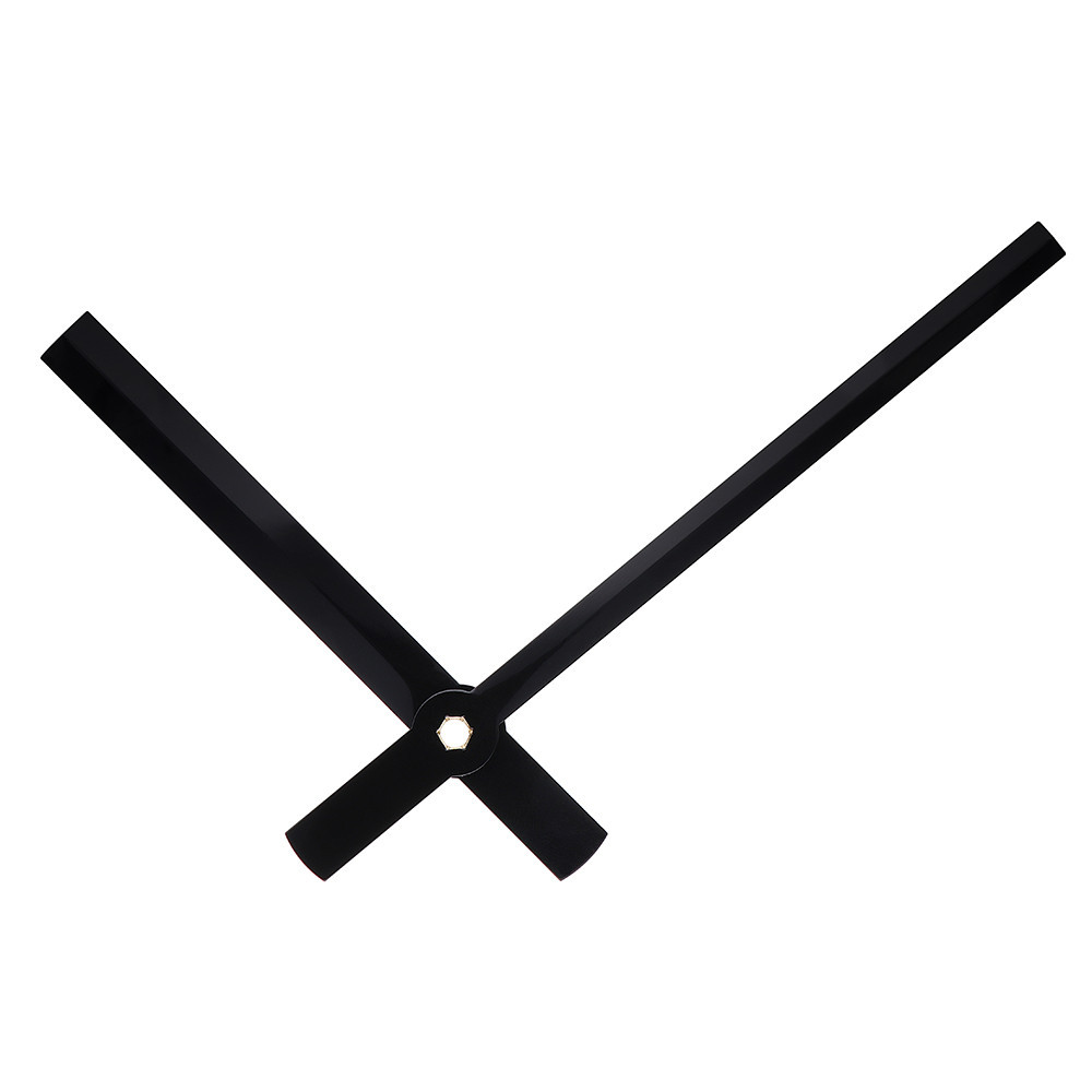 Kovové hodinové ručičky B14 (100 mm, 72 mm) - čierne