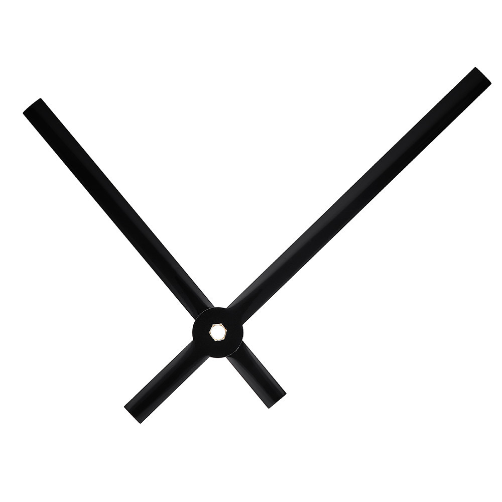 Kovové hodinové ručičky B15 (95 mm, 76 mm) - čierne