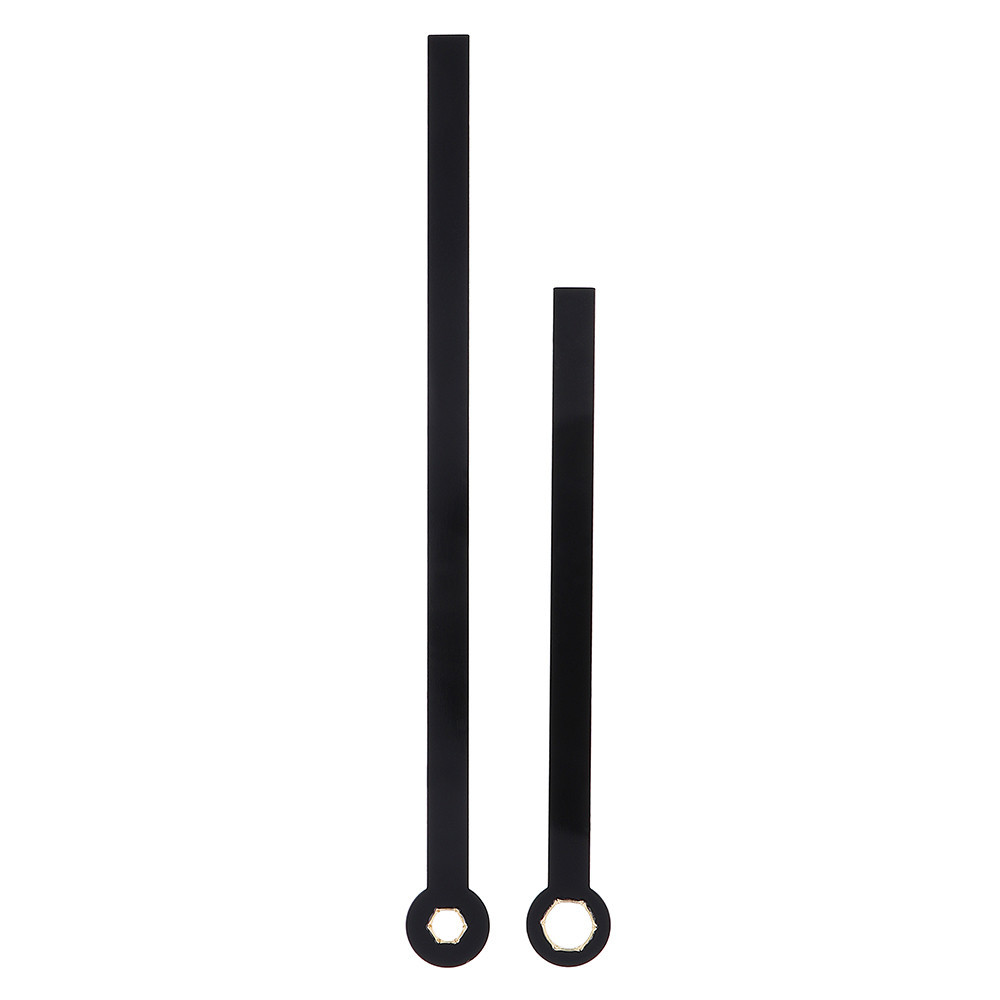 Kovové hodinové ručičky B16 (105 mm, 75 mm) - čierne