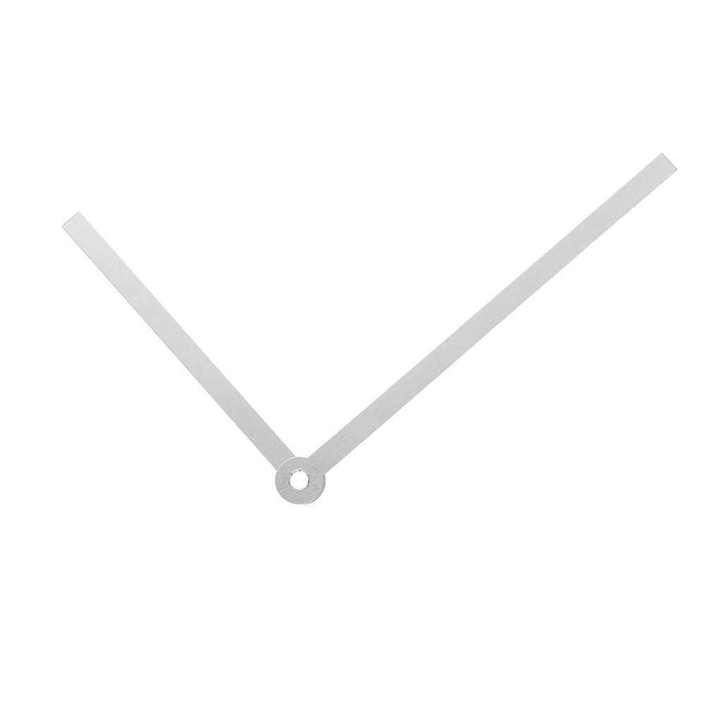Wskazówki zegarowe metalowe B18 (105 mm, 75 mm) - srebrne