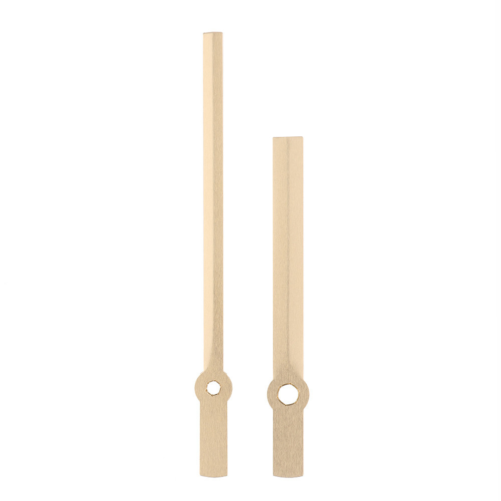 Wskazówki zegarowe metalowe B21 (100 mm, 72 mm) - złote
