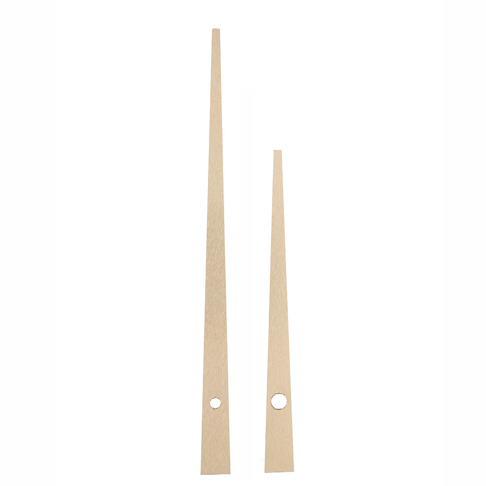 Kovové hodinové ručičky B27 (137 mm, 92 mm) - zlaté