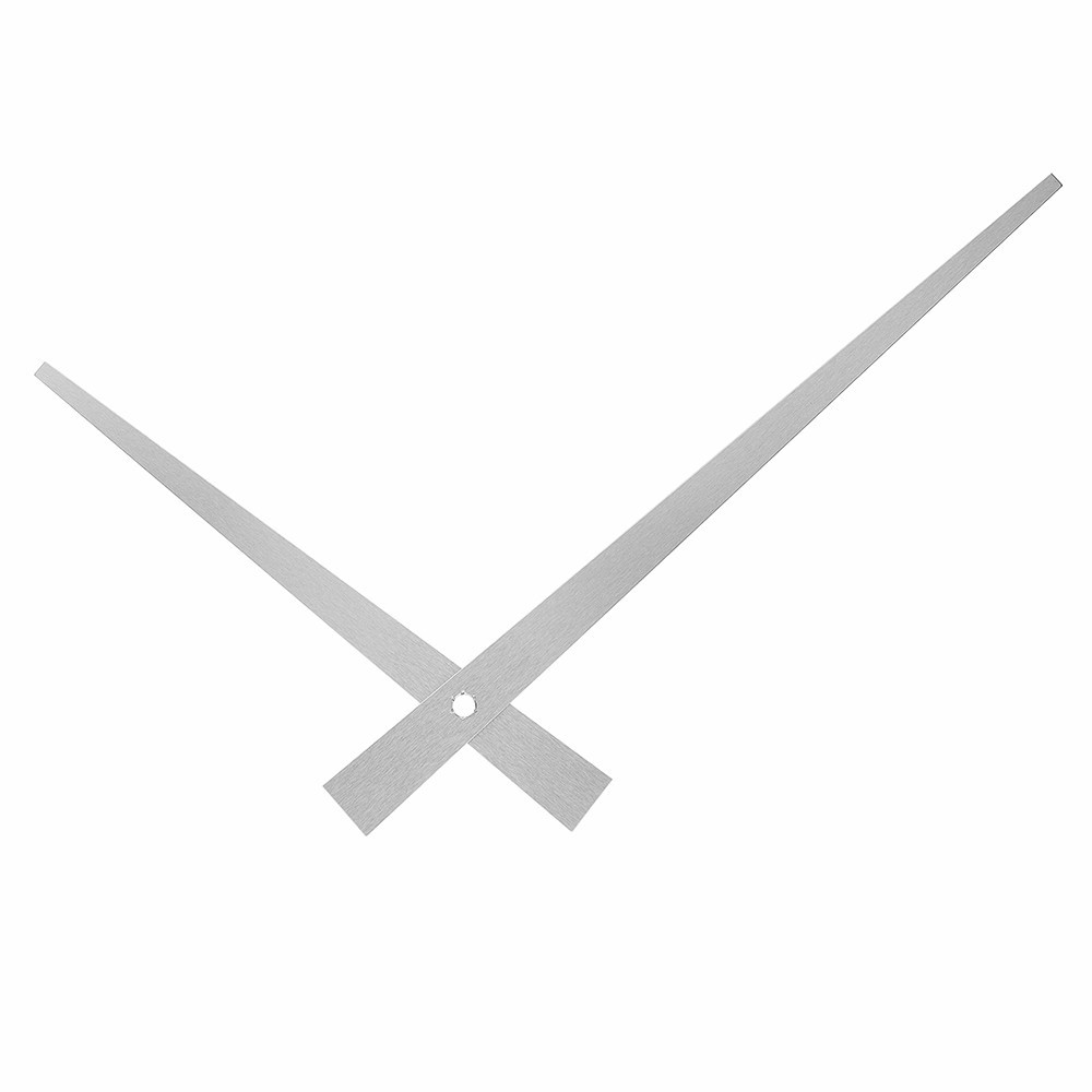 Kovové hodinové ručičky B28 (137 mm, 92 mm) - strieborné