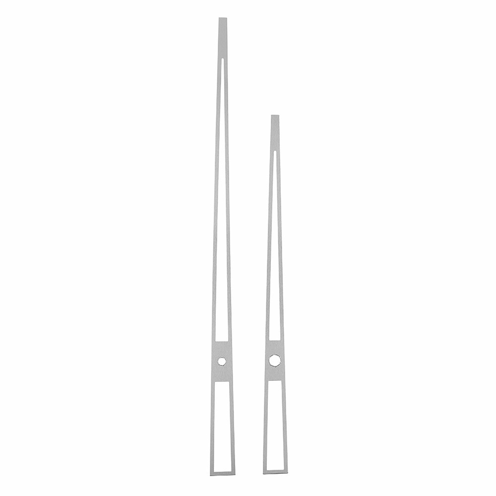 Kovové hodinové ručičky B31 (172 mm, 123 mm) - stříbrné