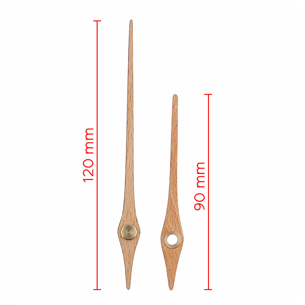 Dřevěné hodinové ručičky B32 (95 mm, 66 mm) - světlé dřevo