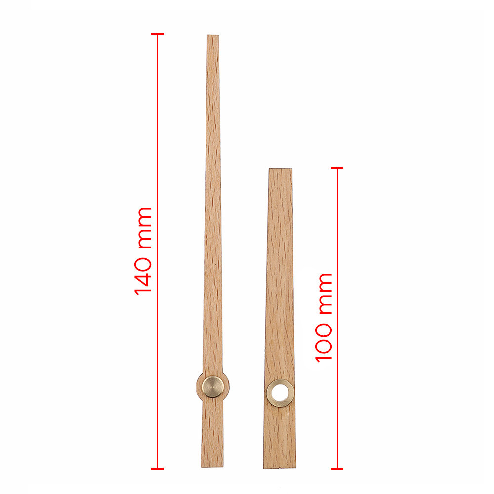 Dřevěné hodinové ručičky B33 (113 mm, 73 mm) - světlé dřevo