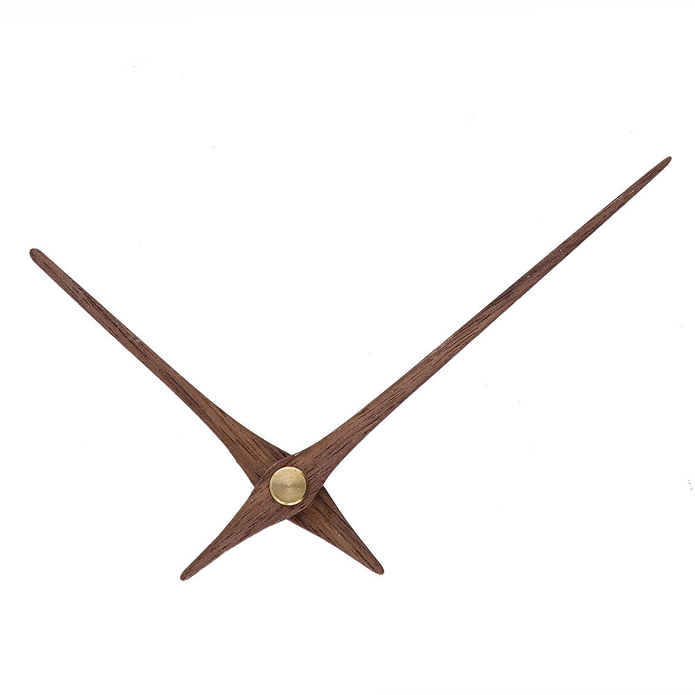 Drevené hodinové ručičky B34 (95 mm, 66 mm) - tmavé drevo