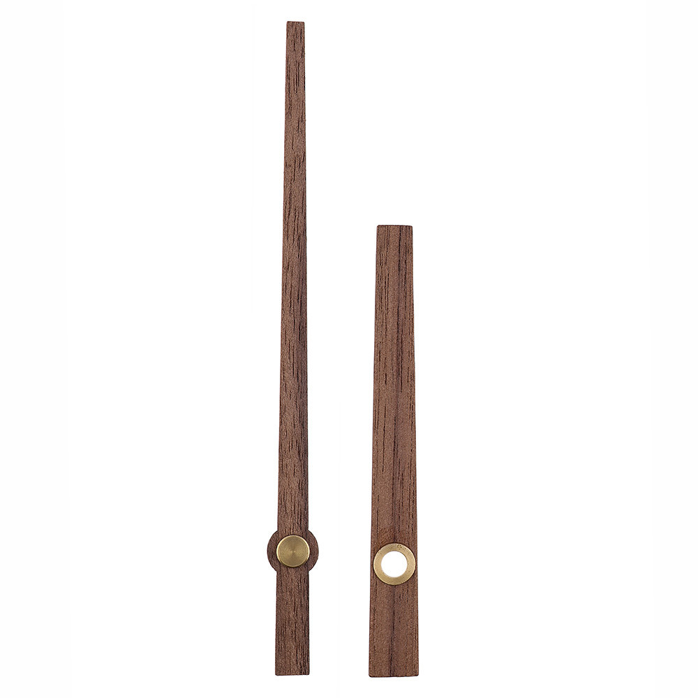 Drevené hodinové ručičky B35 (113 mm, 73 mm) - tmavé drevo