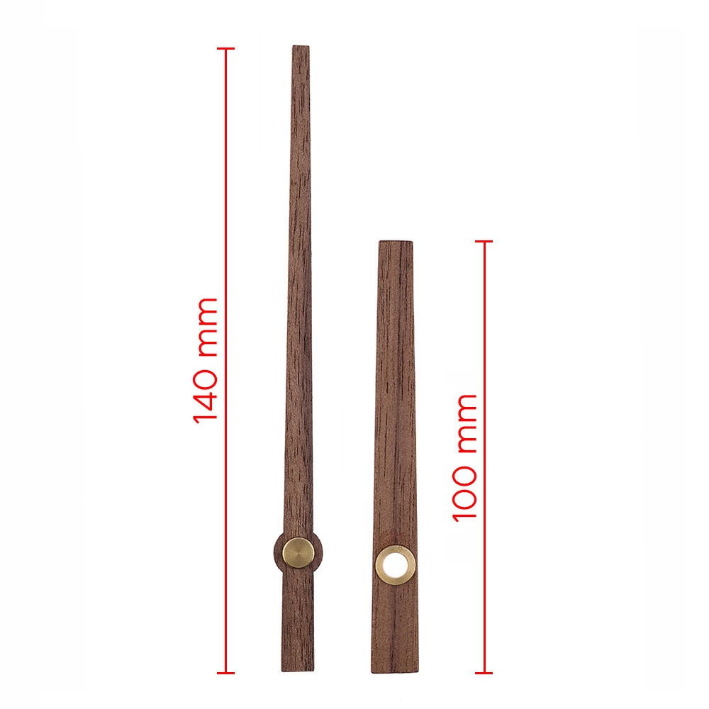 Drevené hodinové ručičky B35 (113 mm, 73 mm) - tmavé drevo
