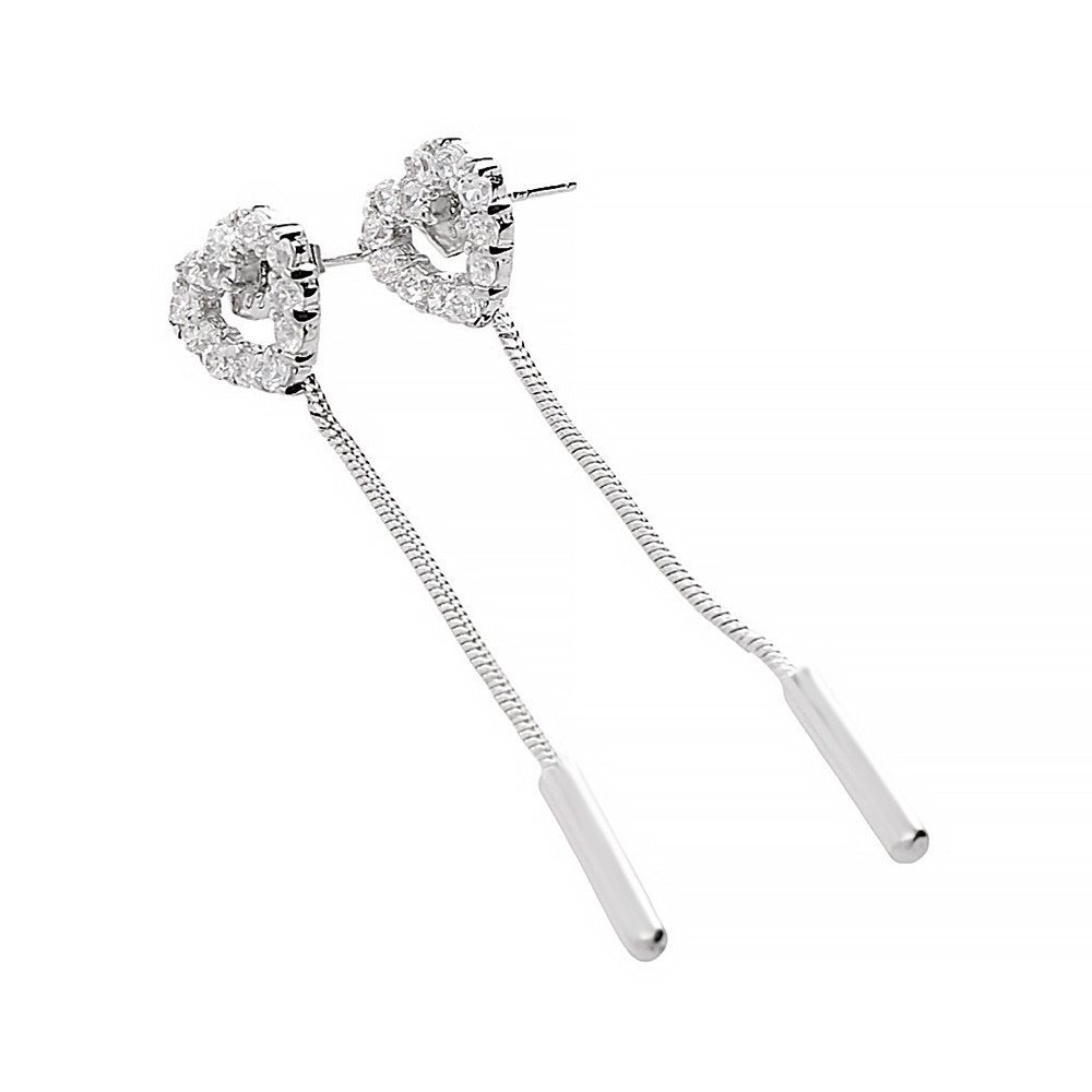 Silver earrings 8251