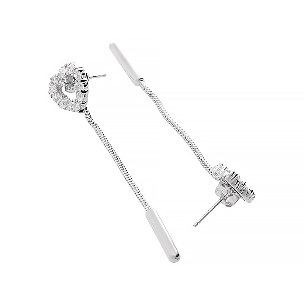 Silver earrings 8251