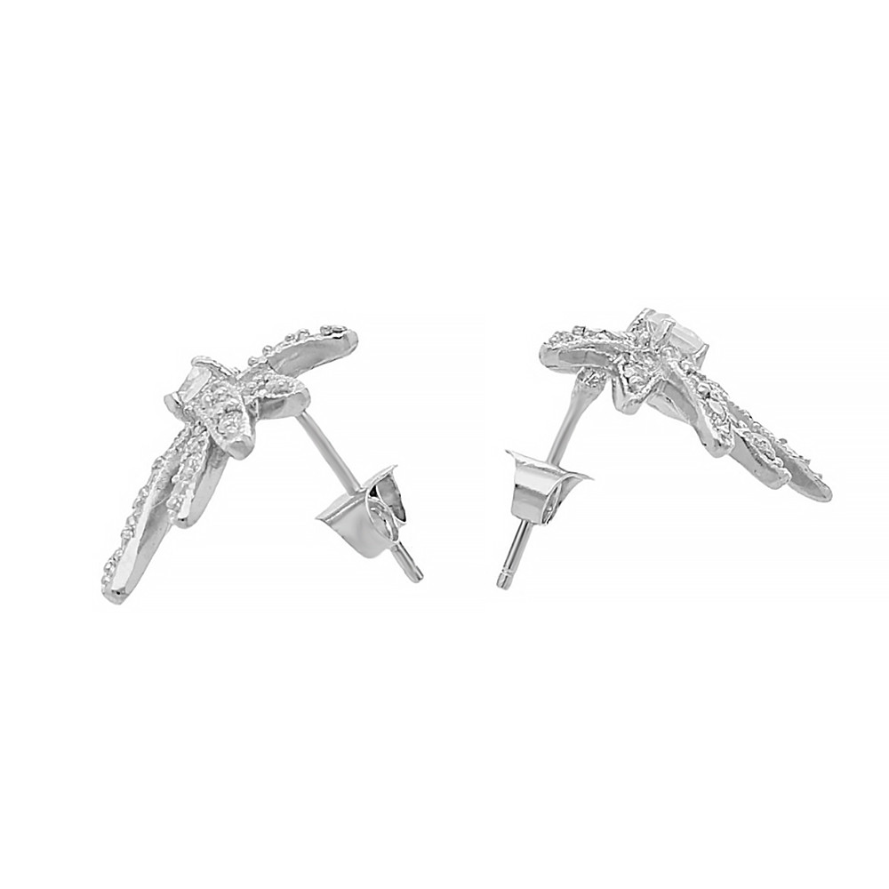 Silver earrings 8241