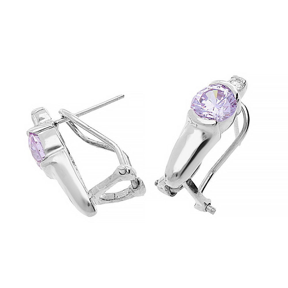Silver earrings 8242