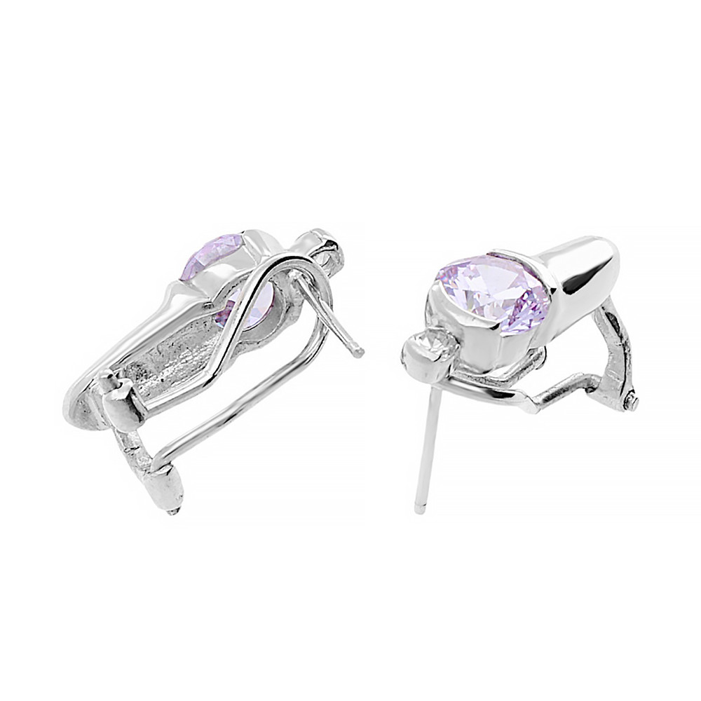 Silver earrings 8242