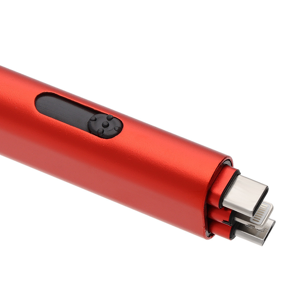Pendant with USB adapters Sepia - red