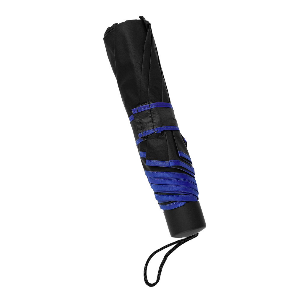 Skladací dáždnik Hommy (94 cm) – čierno-modrý