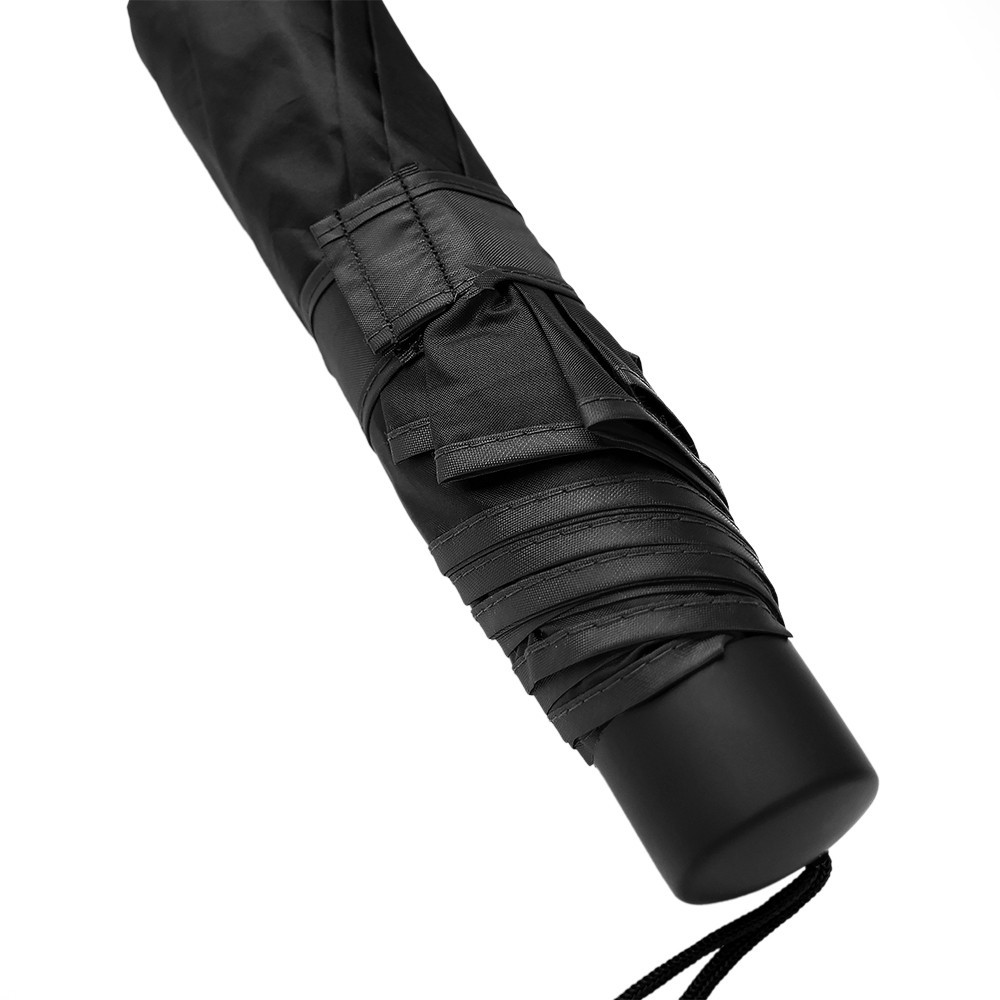 Składany parasol Hommy (94 cm) – czarny