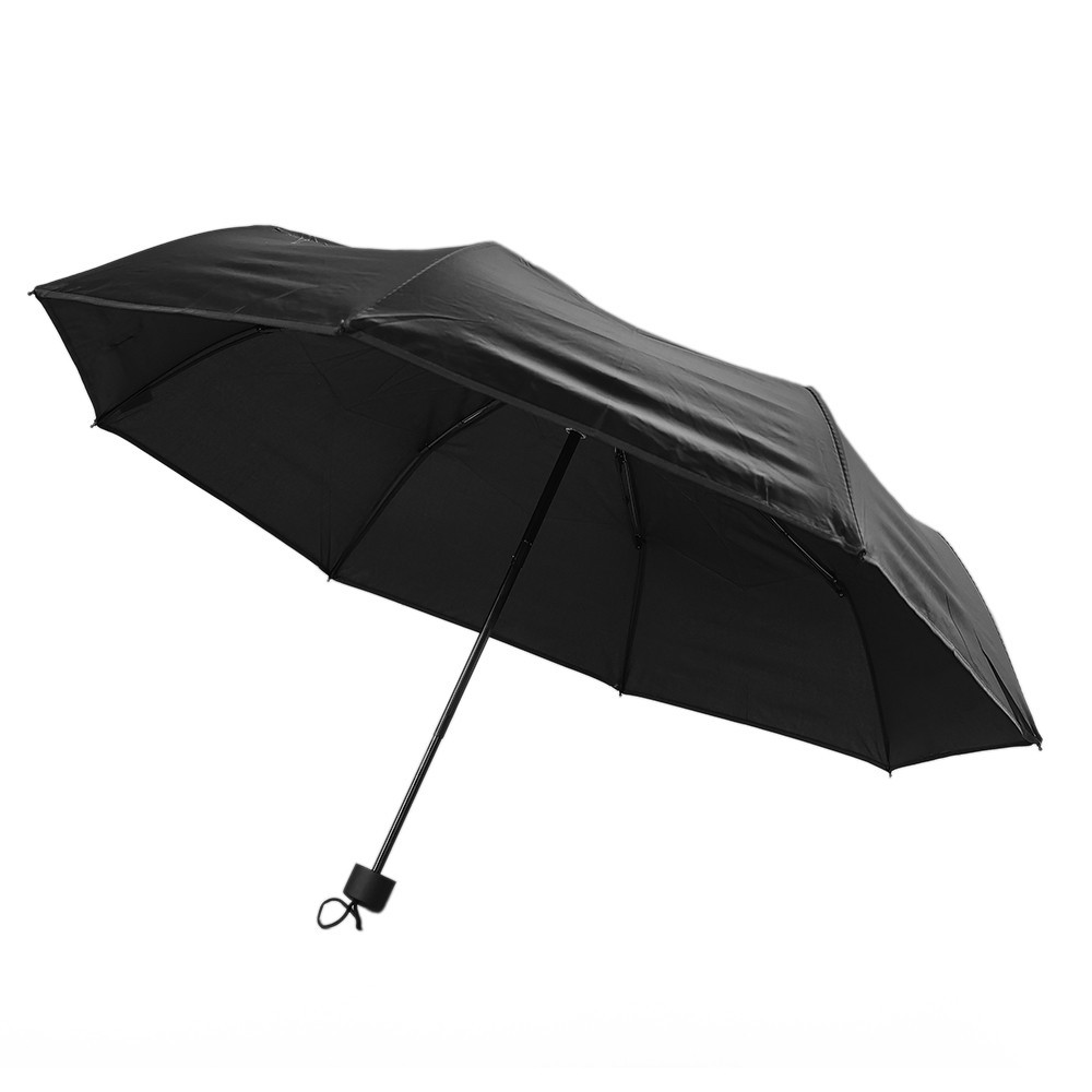 Składany parasol Hommy (94 cm) – czarny