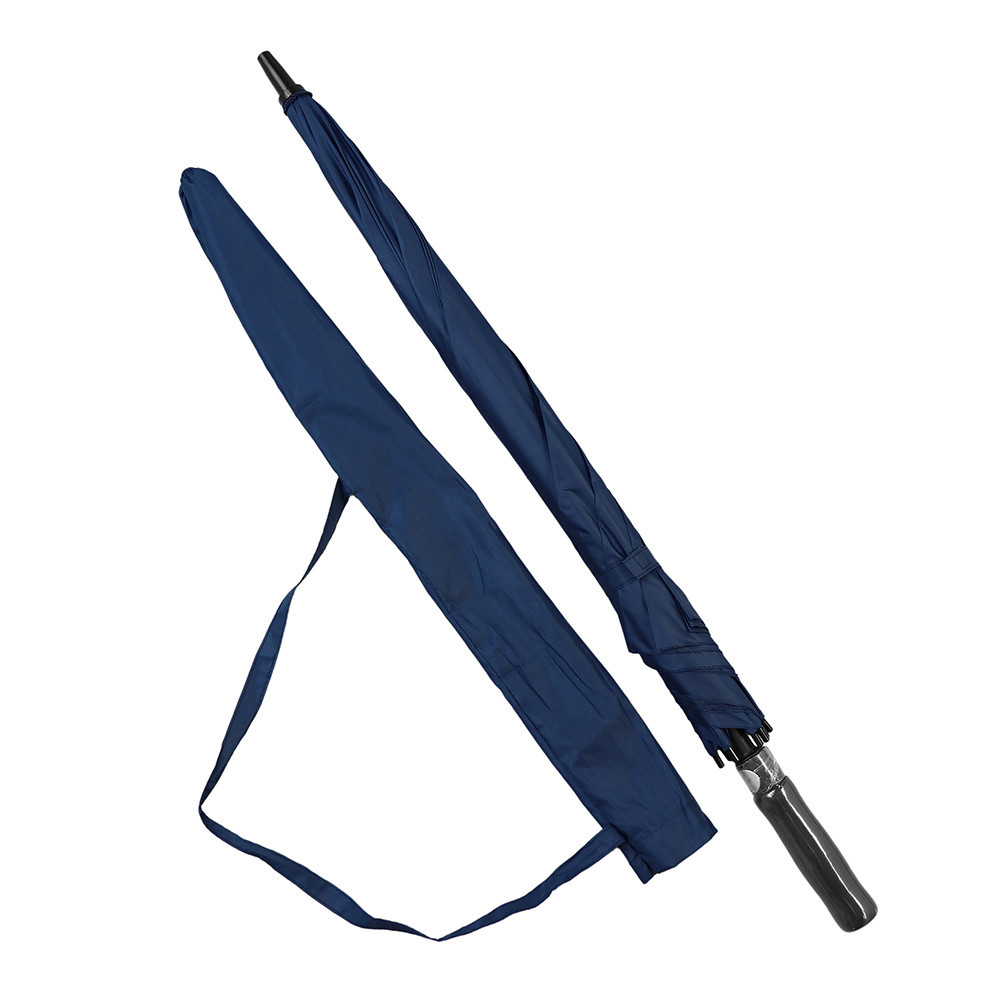 Carmen Halbautomatischer Regenschirm (125 cm) – blau