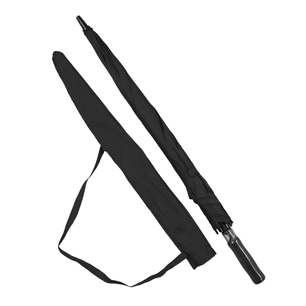Carmen Halbautomatischer Regenschirm (125 cm) – schwarz
