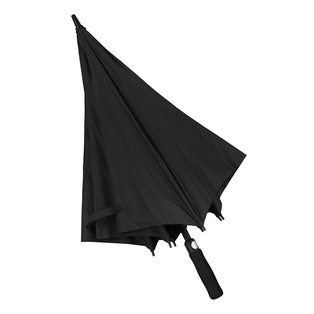 Carmen Halbautomatischer Regenschirm (125 cm) – schwarz