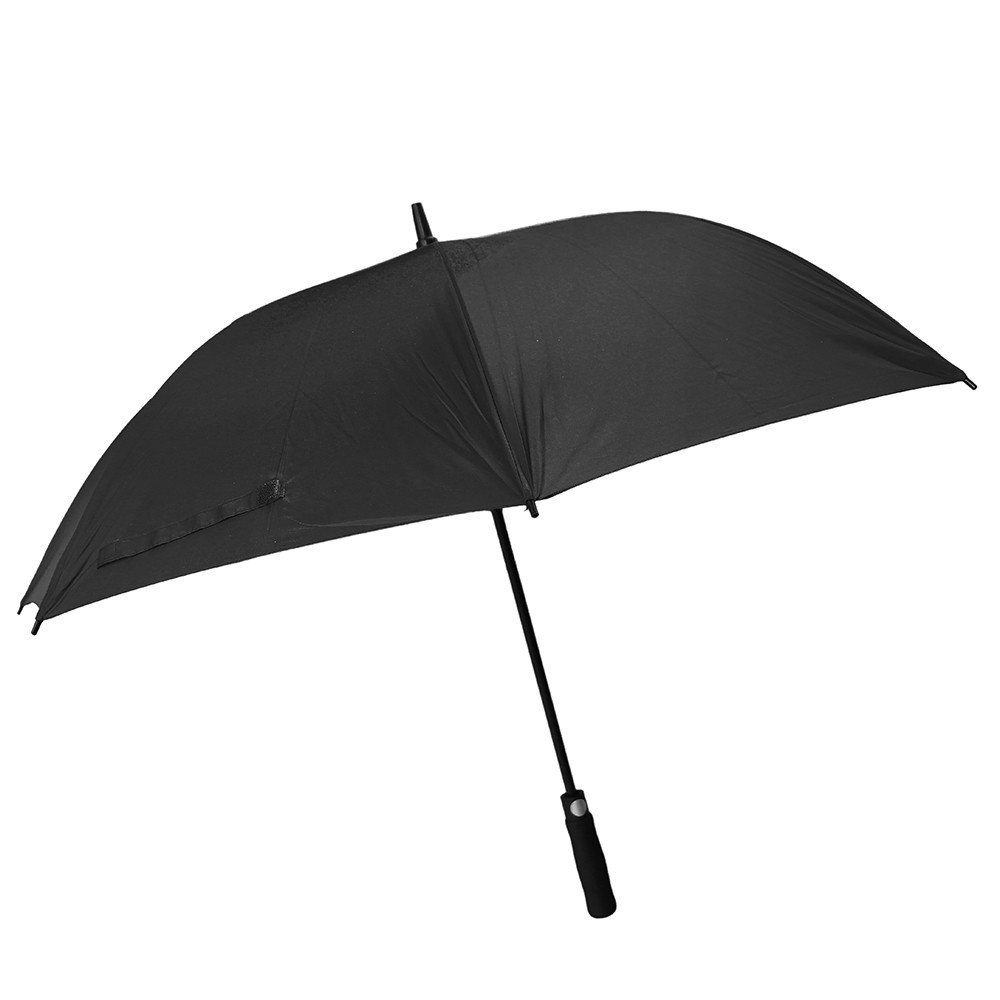 Carmen Halbautomatischer Regenschirm (125 cm) – schwarz