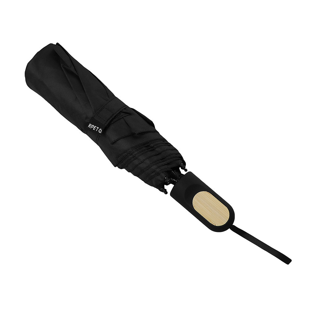 Składany parasol Freja (98 cm) – czarny