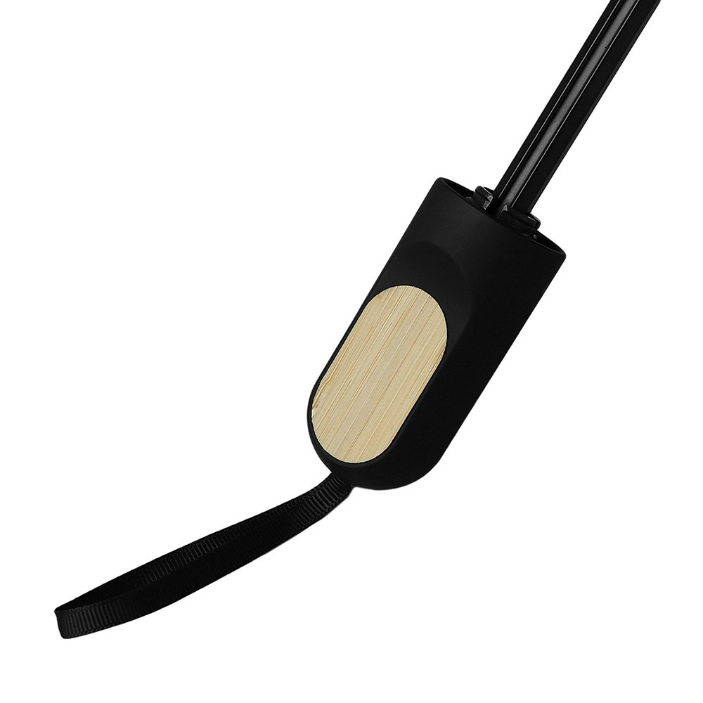 Składany parasol Freja (98 cm) – czarny