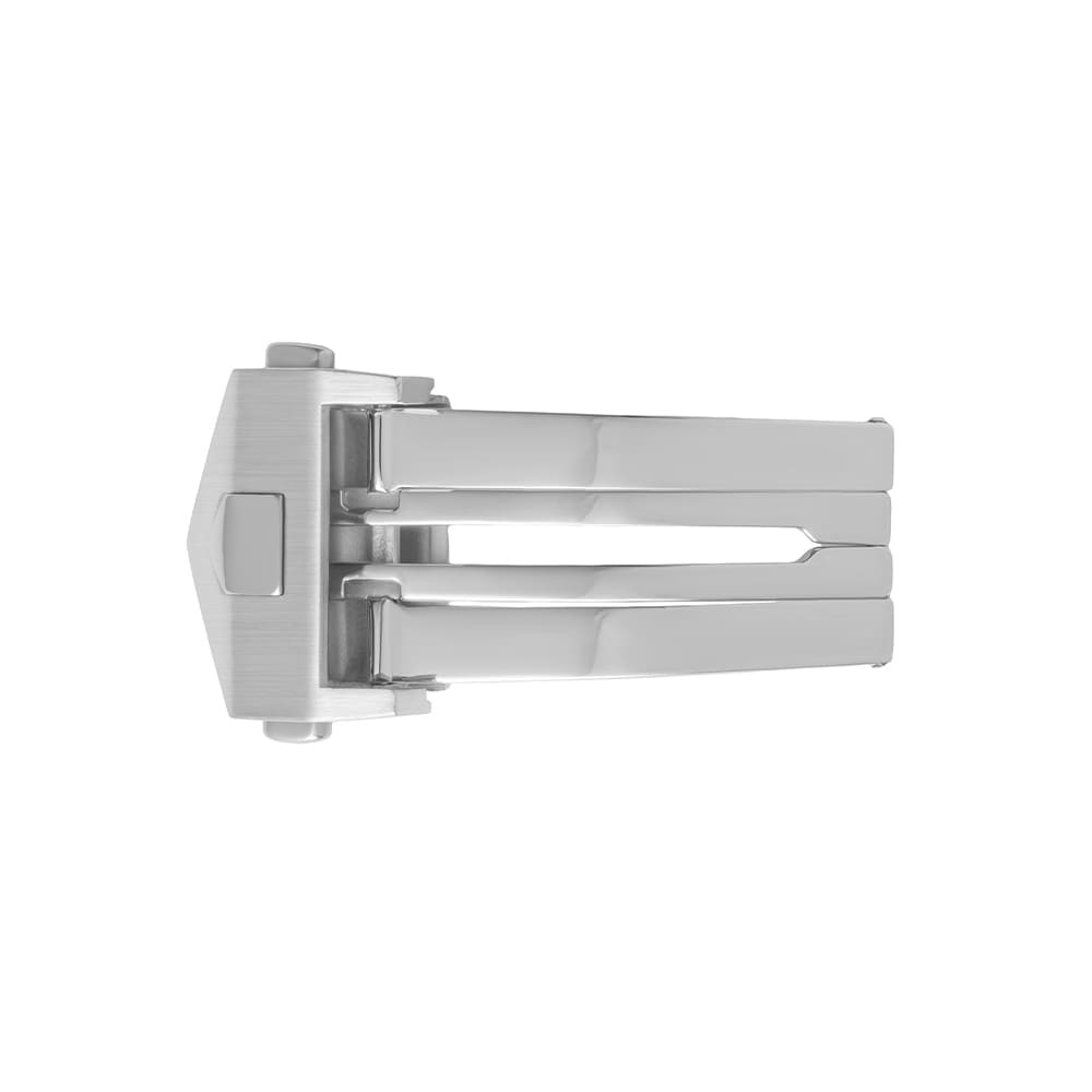 Tip over with side lock (18 mm) - silver