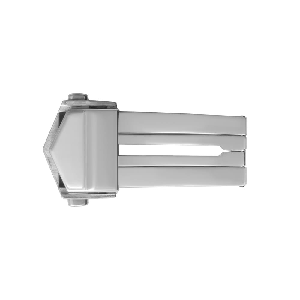 Tip over with side lock (18 mm) - silver
