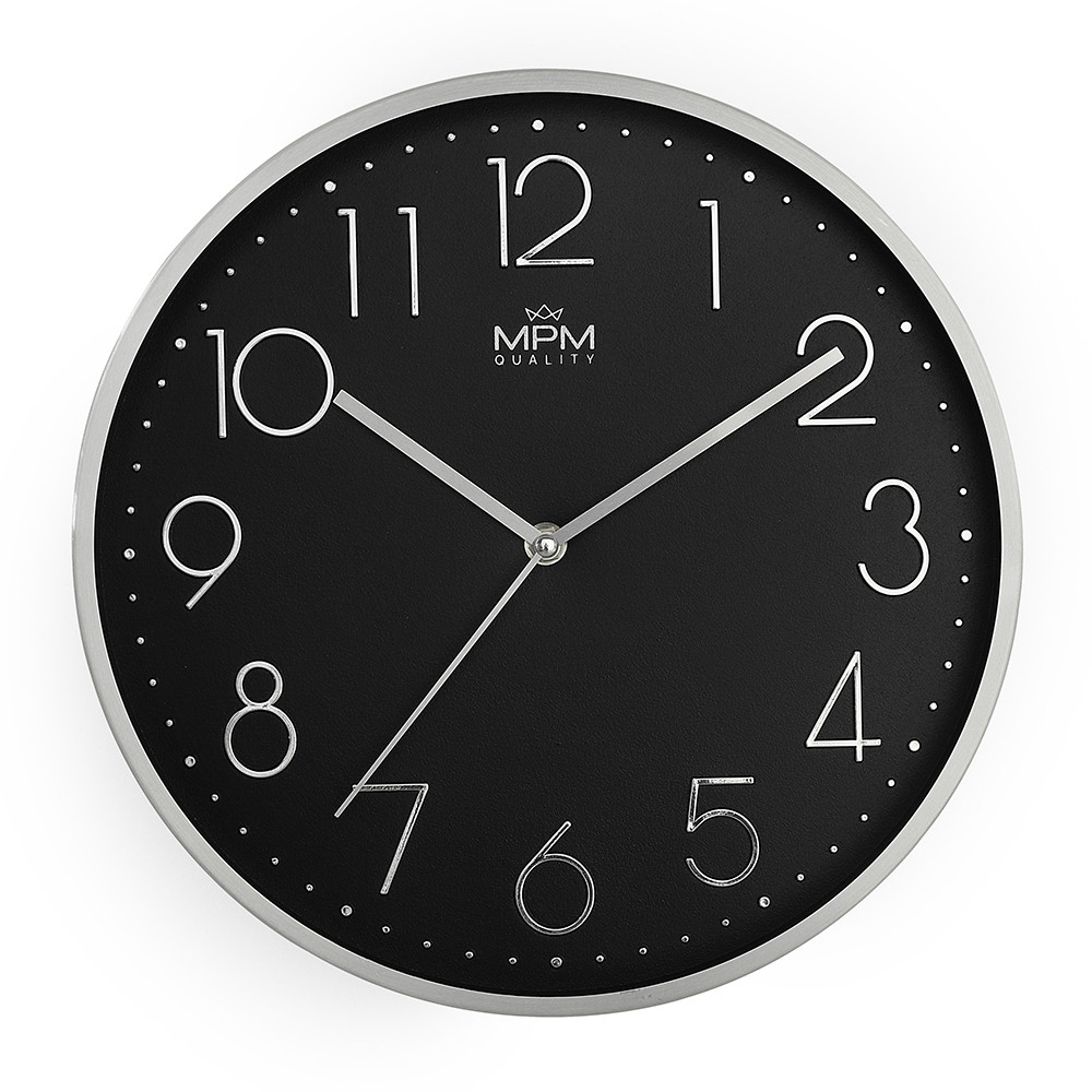 MPM Nástěnné hodiny MPM Metallic Elegance - B E04.4154.90