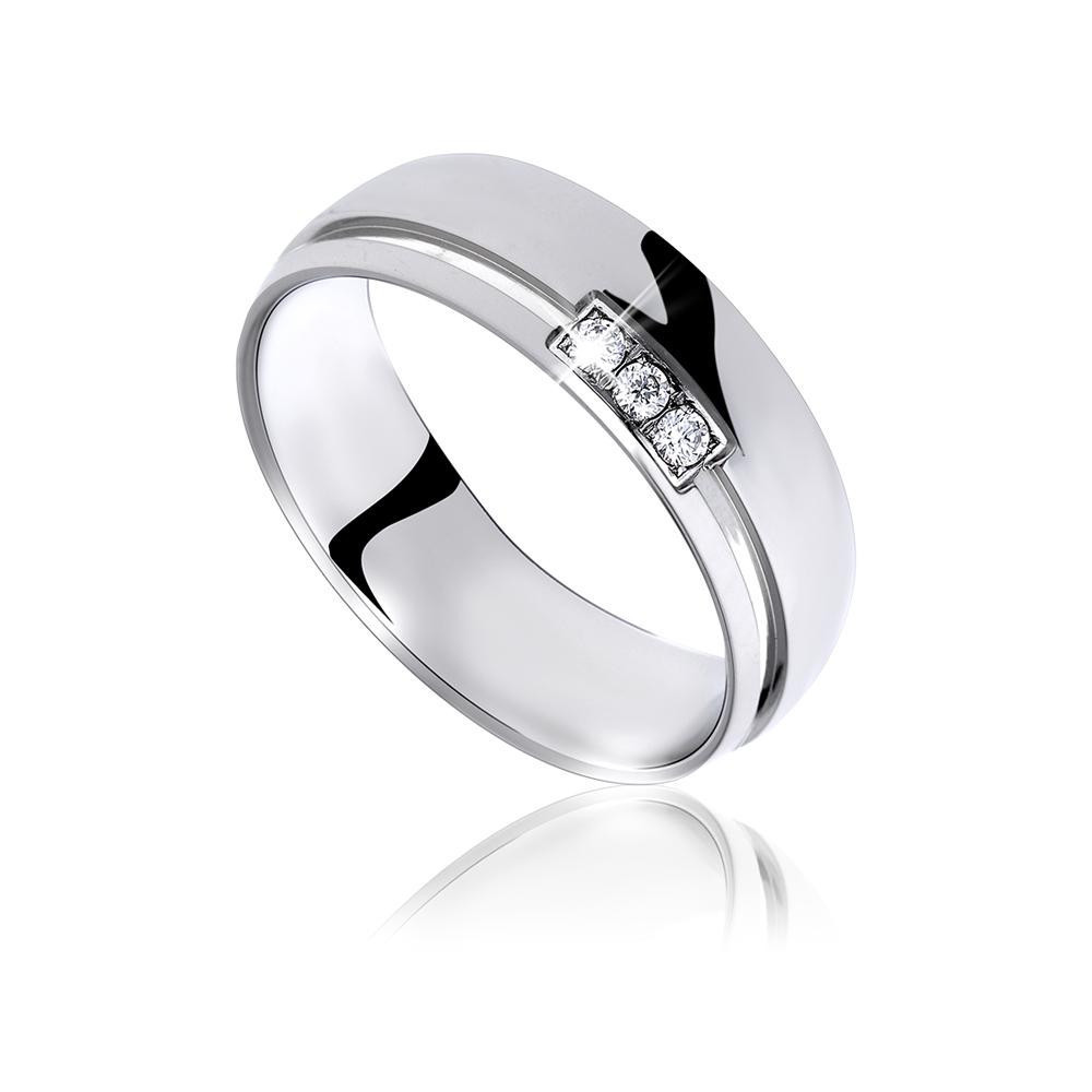 Snubní prsten 5345 A, stříbrný, velikost 54 SRI.5345A.. size54