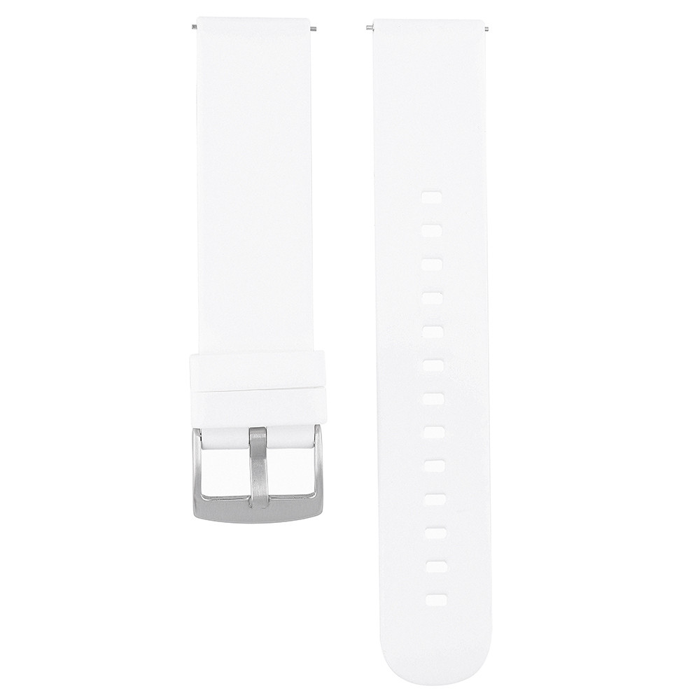MPM Unisex gumový silikovný řemínek na hodinky RJ.15347 (22 mm) - bílý
