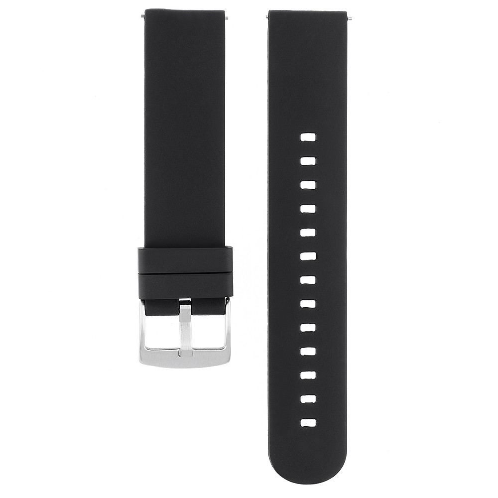 MPM Unisex gumový silikovný řemínek na hodinky RJ.15347 (22 mm) - černý