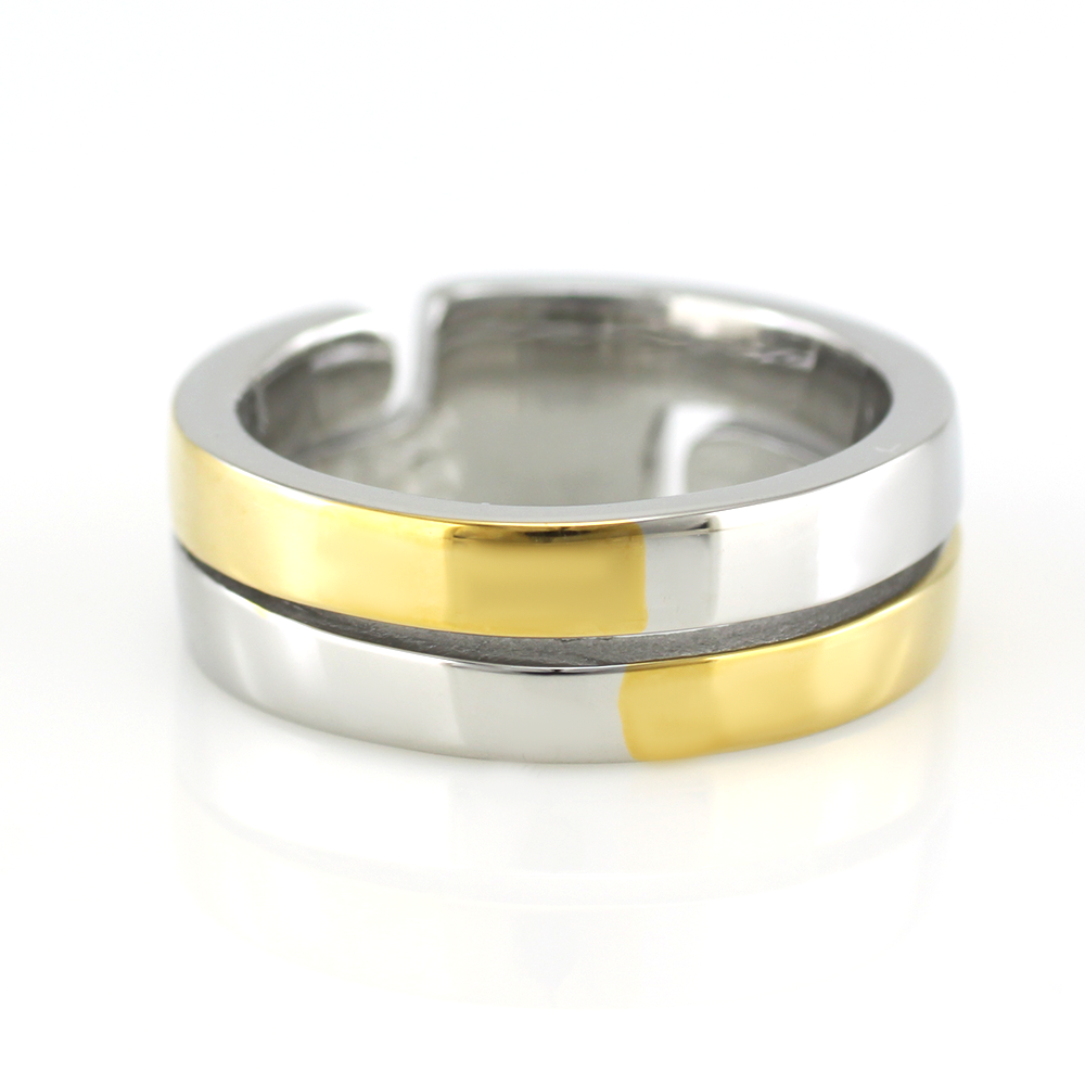MPM Prsten z chirurgické oceli Ring 7506 - size 53