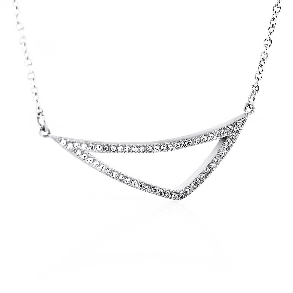 MPM Ocelový náhrdelník z chirurgické oceli Necklace 7699, Silver