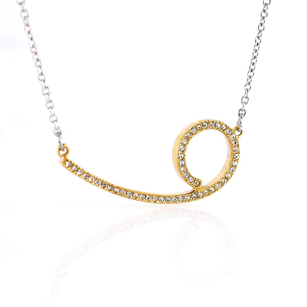 MPM Ocelový náhrdelník z chirurgické oceli Necklace 7710 - Gold