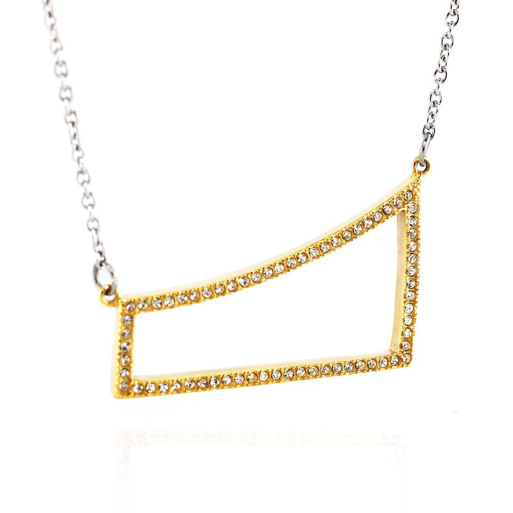 MPM Ocelový náhrdelník z chirurgické oceli Necklace 7713 - Gold