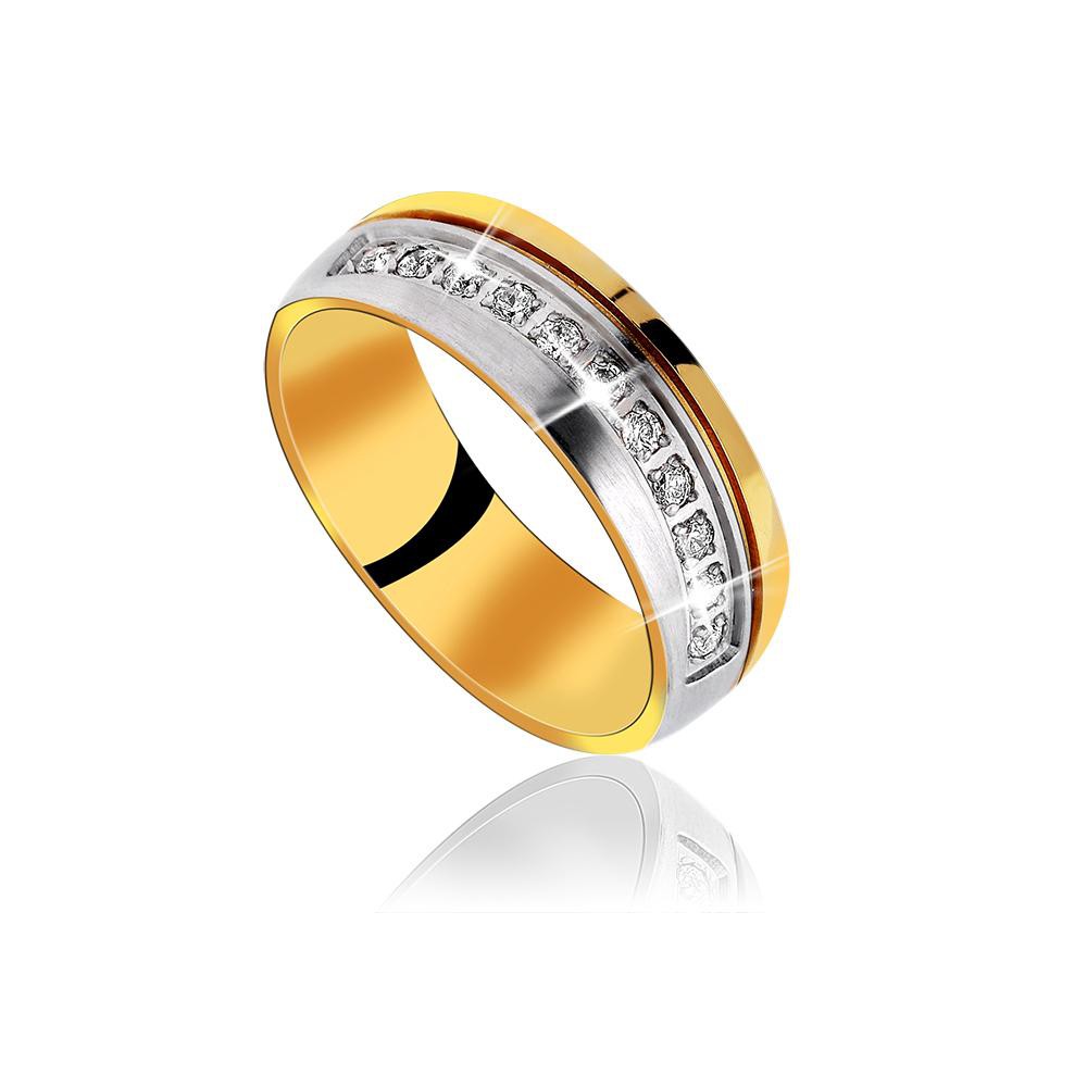 MPM Snubní ocelový prsten z chirurgické oceli Wedding ring 70131 A - size 48